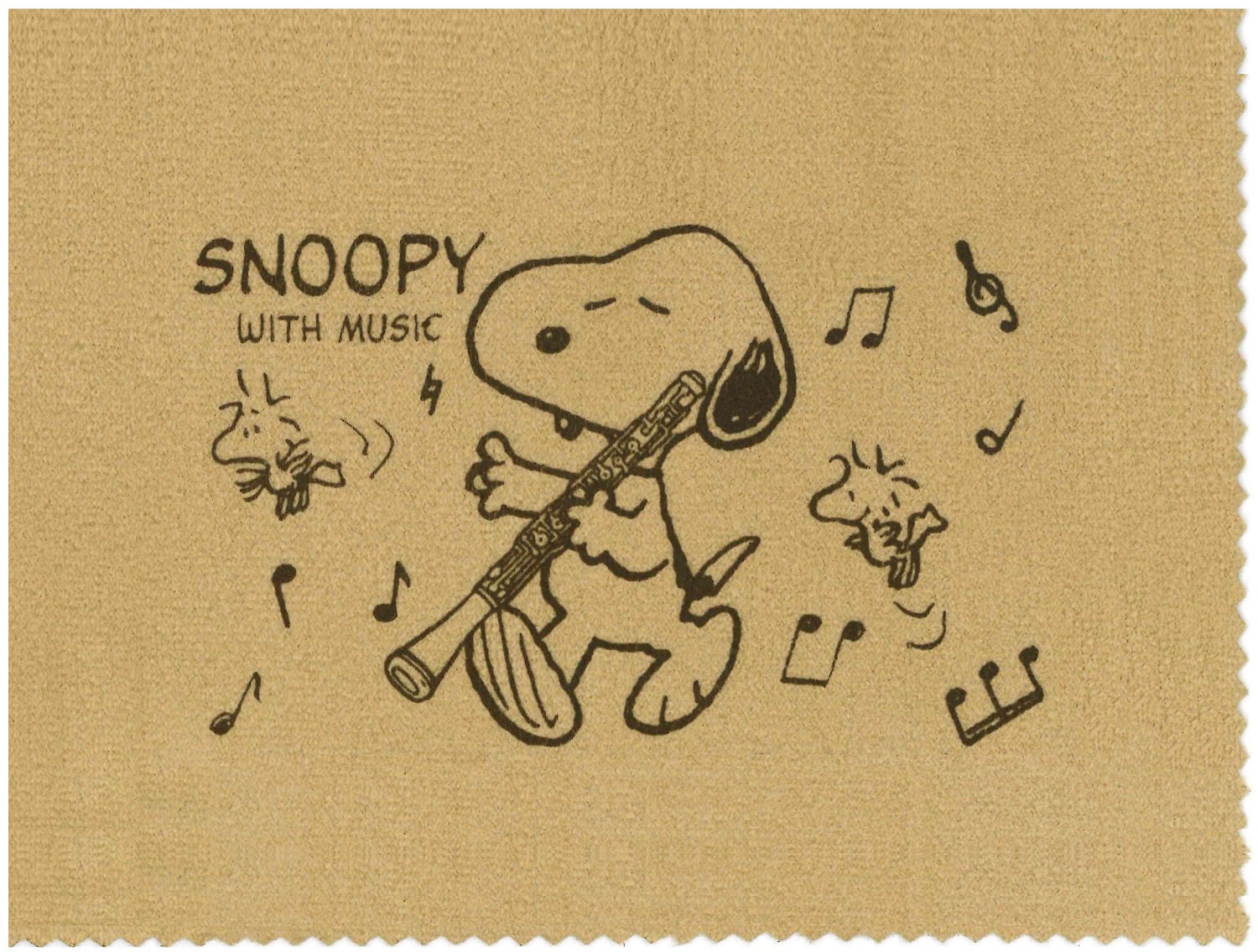 Snoopy With Music スヌーピー Scloth Tp 楽器用クロス Exuconsulting Ch